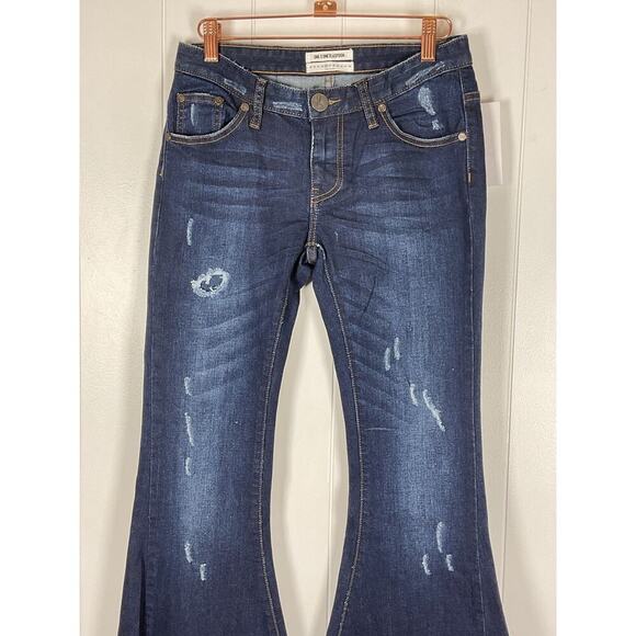 One Teaspoon Womens Arizona Marines Low Waist Skinny Leg Exterme Flare Jeans 26 - Picture 4 of 10